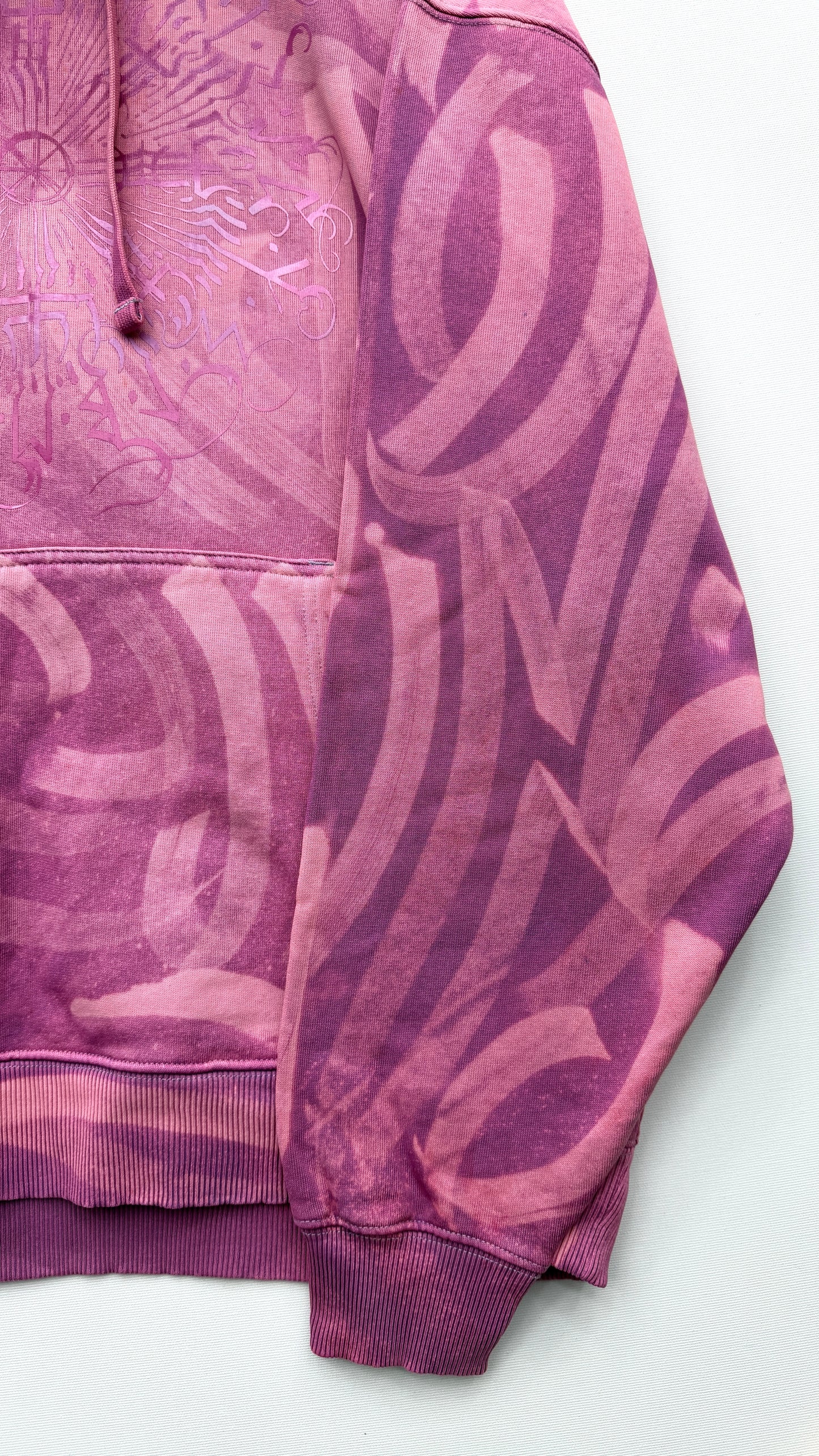 Hand-painted Viking Vegvisir hoodie, handmade streetwear from Finland | Helsinki