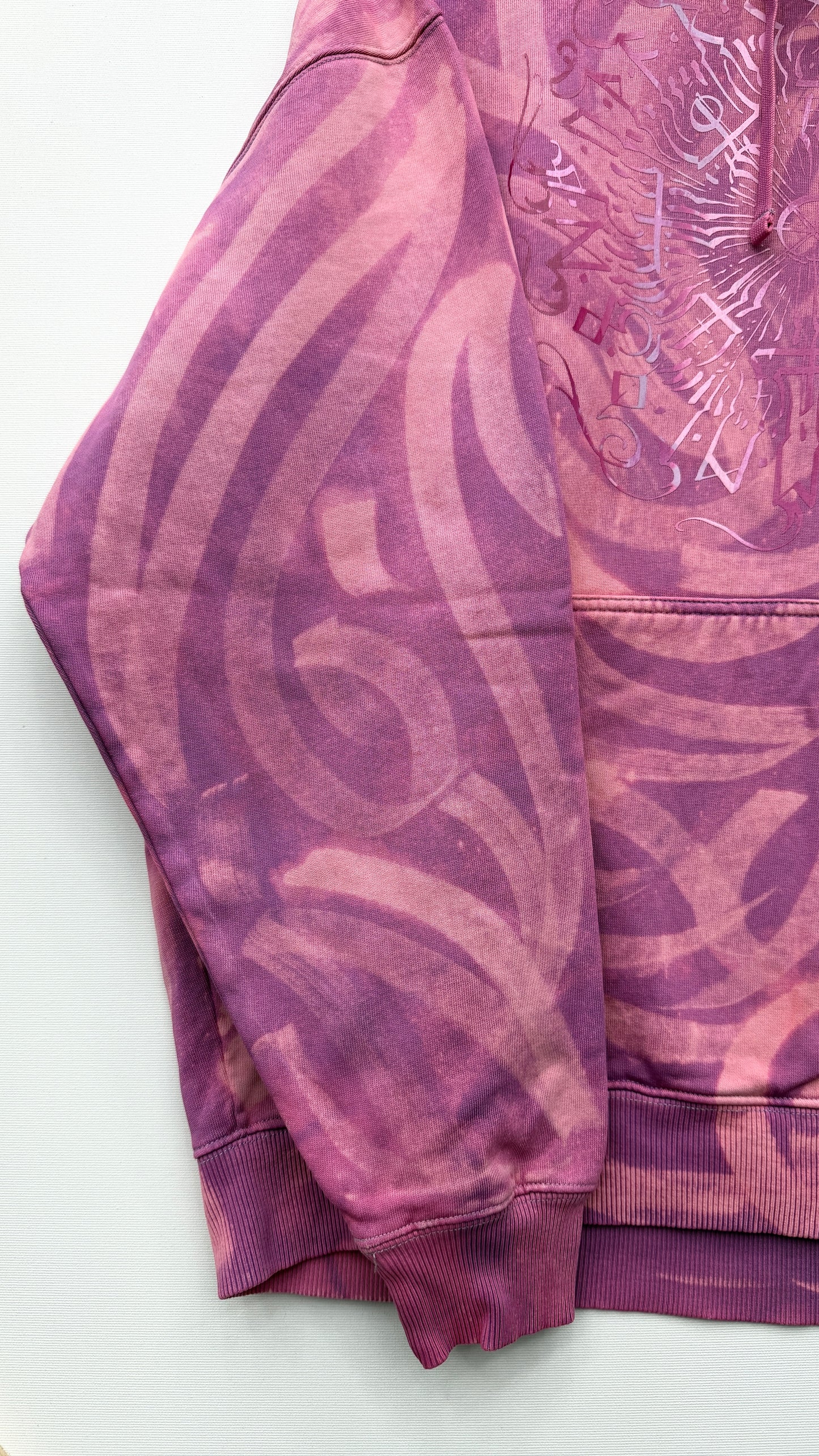 Hand-painted Viking Vegvisir hoodie, handmade streetwear from Finland | Helsinki